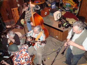 Bluegrass band playing at Squirrel's Tavern tonight.