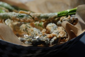 Burgerville Fried Asparagus/Flickr Creative Commons/By kthread